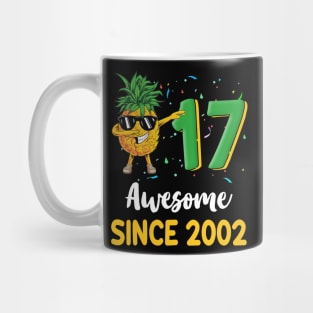 17th Birthday Pineapple Dabbing 17 Years Old Mug